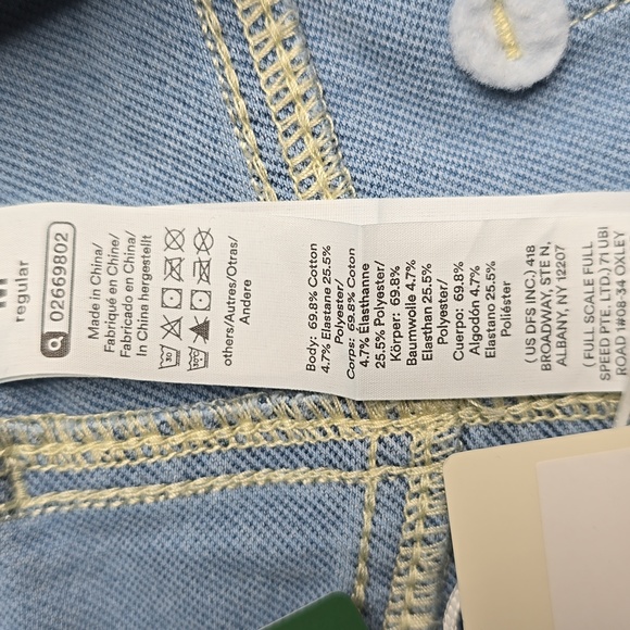 3040 NWT Halara Flex Asymmetric Low Rise Zipper Pockets Baggy Wide Leg Medium - Picture 7 of 8